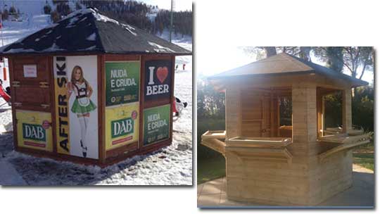 Modular Wooden Kiosk