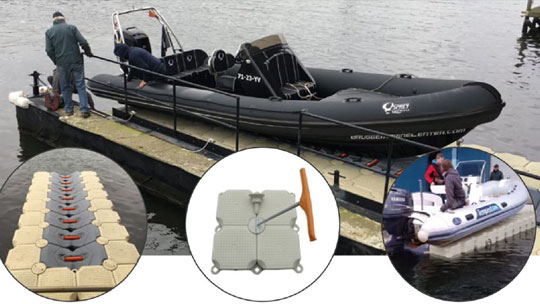 Piattaforma Galleggiante Flexiport Per alaggio Gommoni