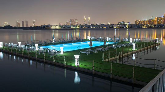 piscina galleggiante rotodock