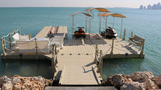 Polyethyelen Floating Piers