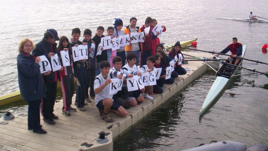 floating pontoons for rowing