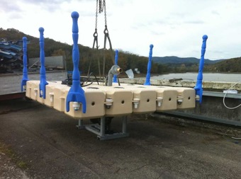 piattaforma galleggiante per pompa immersione