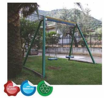 Gioco Altalena in Plastica riciclata