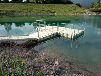 pontile galleggiante Bresci