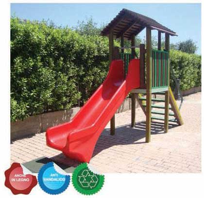 Recycled Plastic Slide Tower Game
