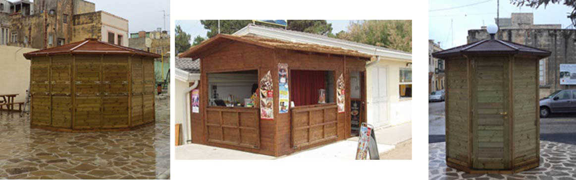 Wooden bar Kiosk