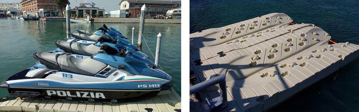 floating platform for jet ski